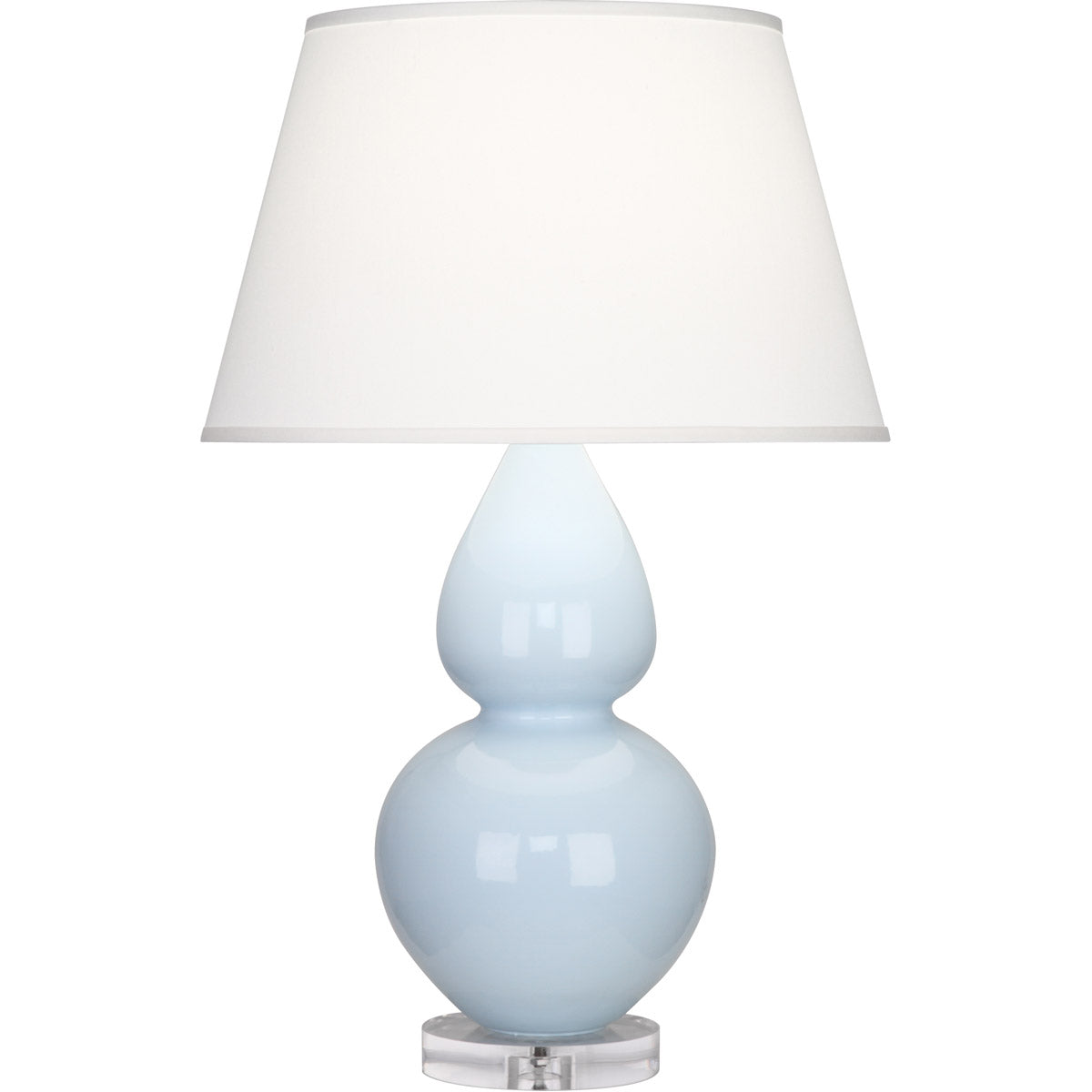 2 double gourd sky blue lamps deals