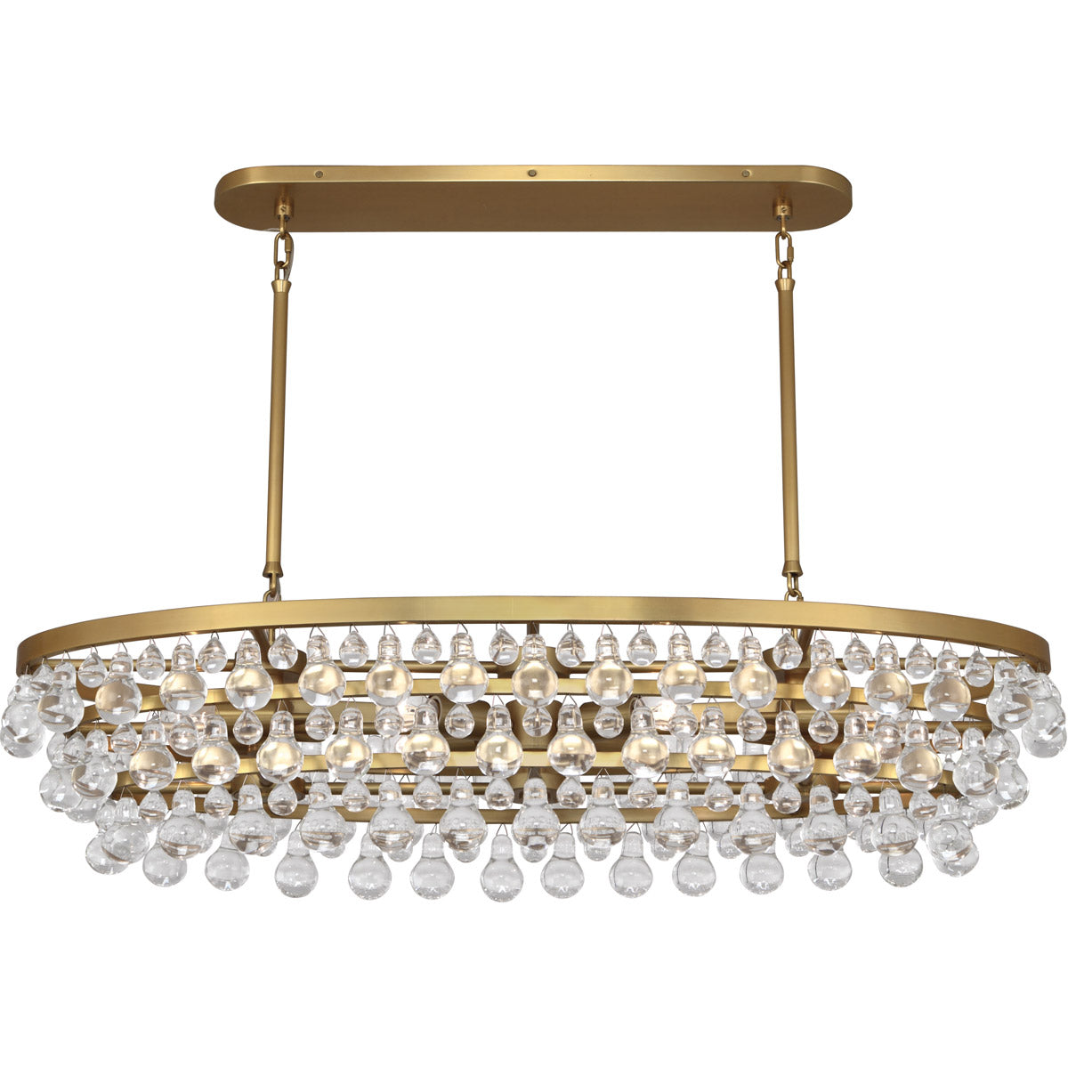 Robert Abbey  Bling Chandelier in Antique Brass 1007