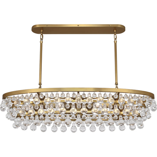 Robert Abbey  Bling Chandelier in Antique Brass 1007