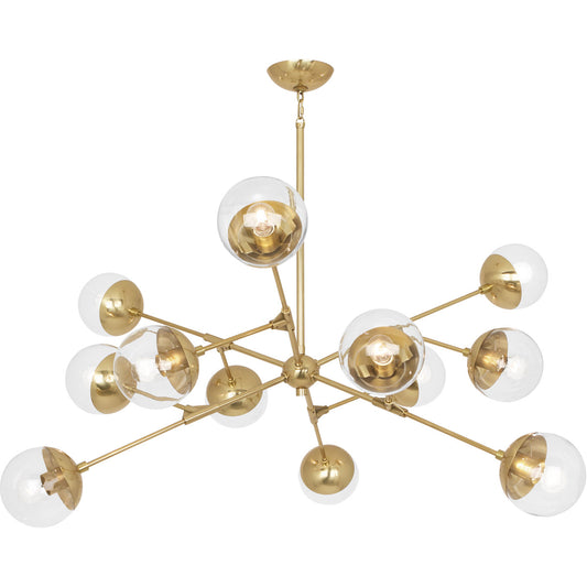 Robert Abbey  Celeste Chandelier in Modern Brass Finish 1215