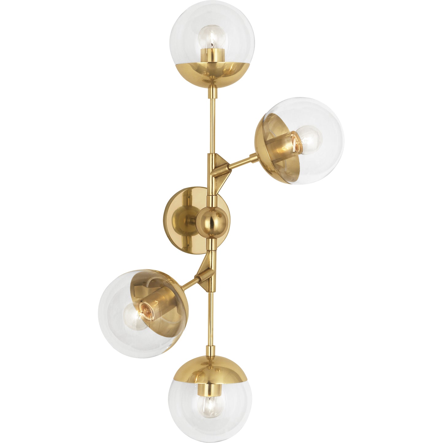 Robert Abbey  Celeste Wall Sconce in MODERN BRASS 1216