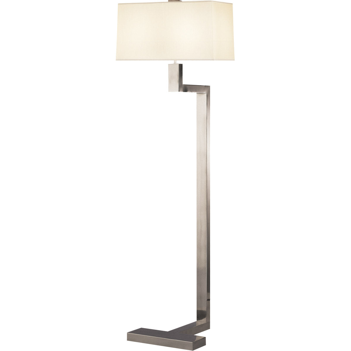 Robert Abbey  Doughnut Floor Lamp in Antique Silver 147