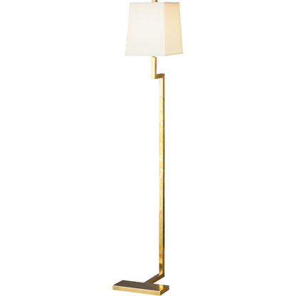 Robert Abbey  Doughnut Floor Lamp in Natural Brass 149