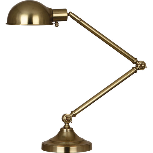 Robert Abbey  Kinetic Brass Table Lamp in Natural Brass 1500