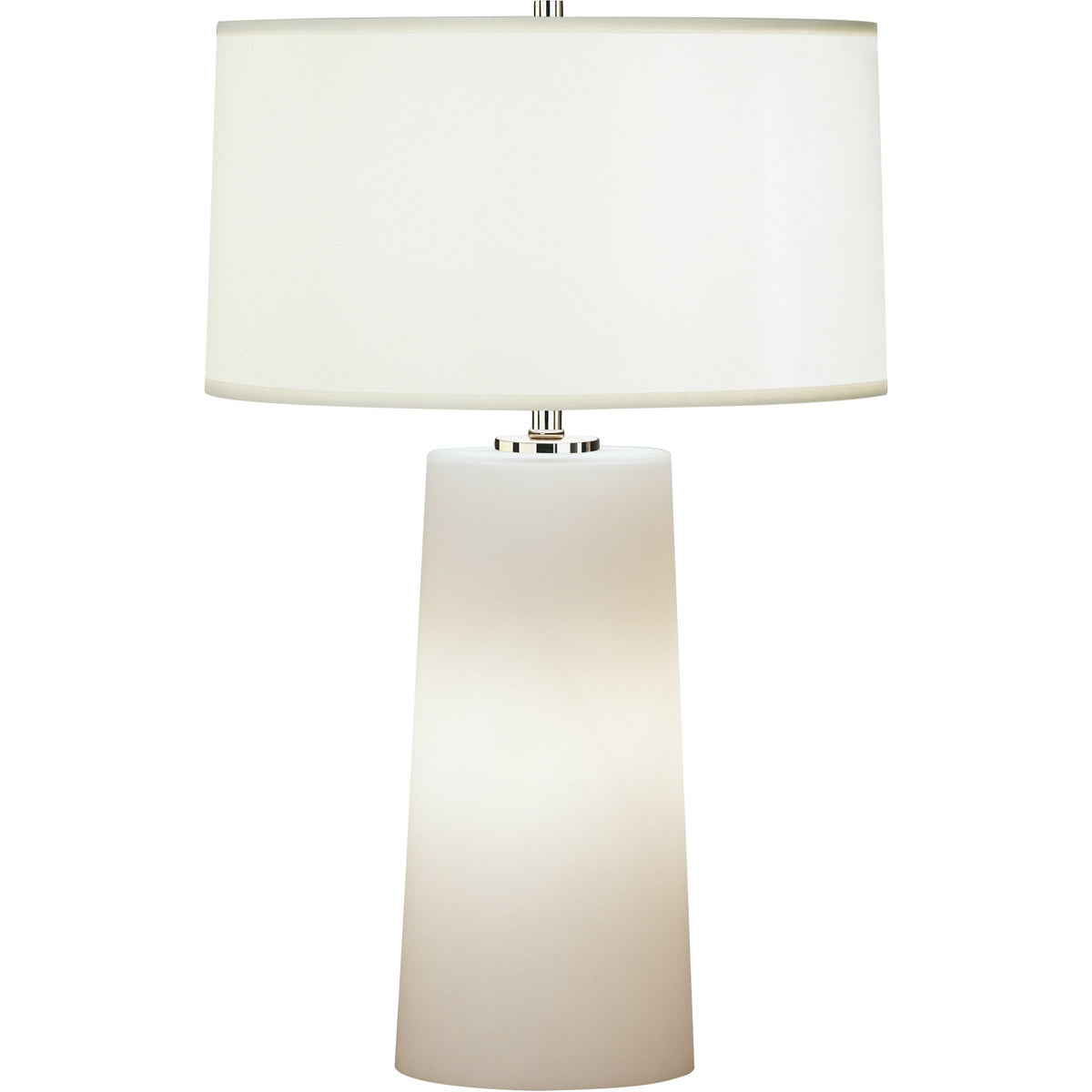 Robert Abbey  Rico Espinet Rico Espinet Olinda Accent Lamp in Frosted White Cased Glass Base with Night Light 1580W