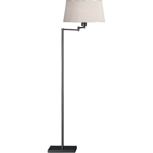 Robert Abbey  Real Simple Floor Lamp in Gunmetal Powder Coat Finish over Steel 1825