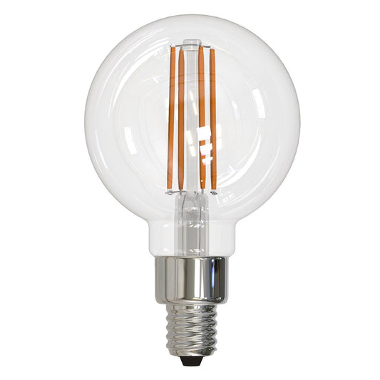 Bulbrite: 776873 LED Filaments: Fully Compatible Dimming, Clear Watts: 4.5 - LED4G16/27K/FIL/3 (1 Bulb Pack)