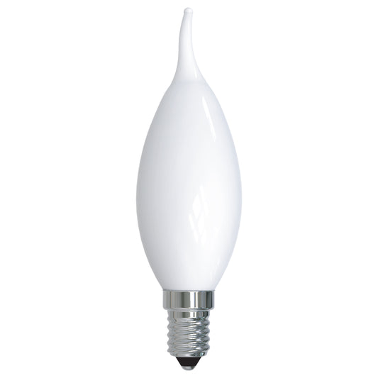 Bulbrite: 776861 Filaments: Fully Compatible Dimming - Milky B11, CA10 Watts: 4.5 (10 Pack)