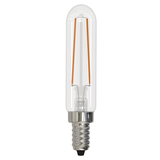 Bulbrite: 776880 LED Filaments: Fully Compatible Dimming, Clear Watts: 2.5 - LED2T6/27K/FIL/E12/3 (10 Pack)