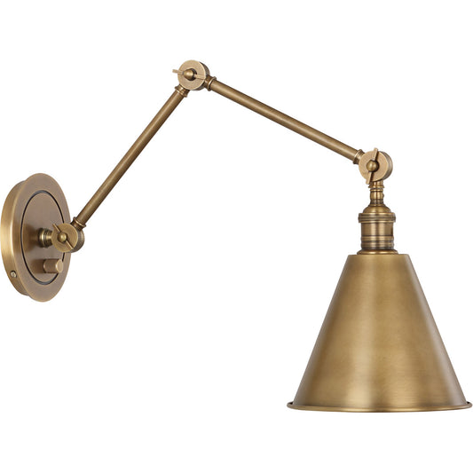 Robert Abbey  Alloy Wall Sconce in Warm Brass Finish 2418