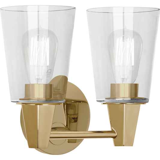 Robert Abbey   Wheatley Wall Sconce in MODERN BRASS 255C