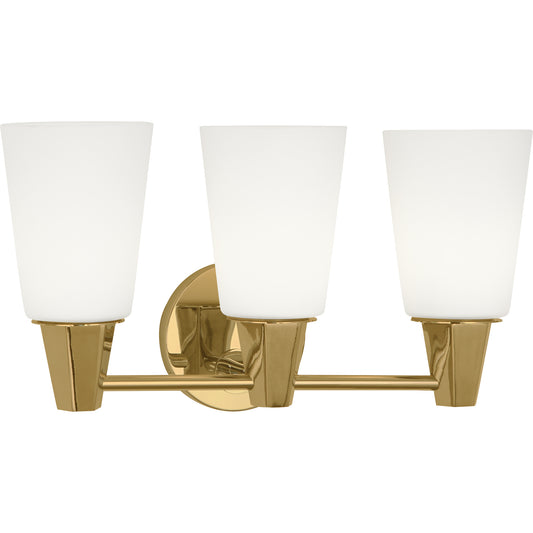 Robert Abbey   Wheatley Wall Sconce in Modern Brass 256F