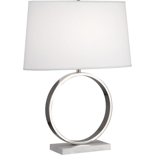 Robert Abbey  Logan Table Lamp in Polished Nickel Finish 2791