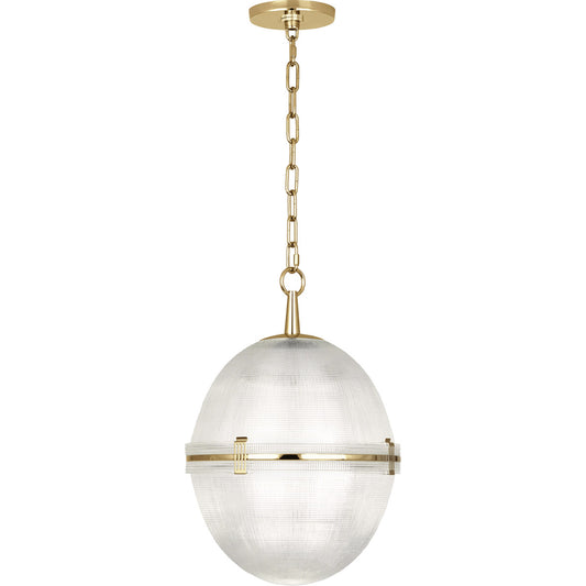 Robert Abbey  Brighton Pendant in Modern Brass Finish 3393