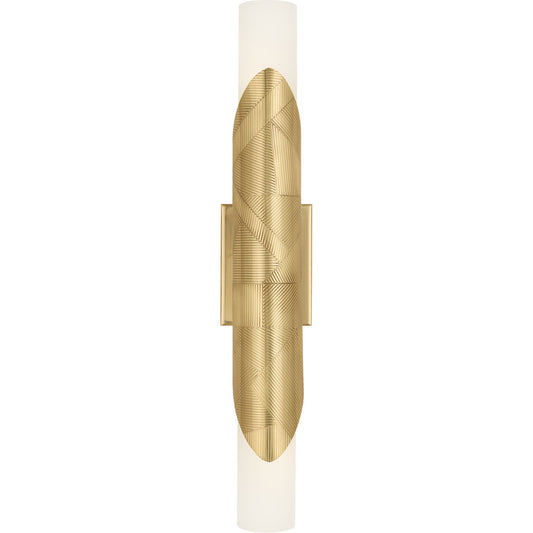 Robert Abbey  Michael Berman Michael Berman Brut Wall Sconce in Modern Brass 621