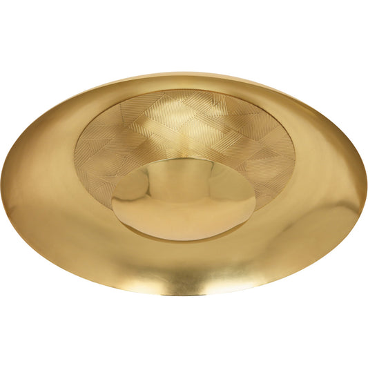 Robert Abbey  Michael Berman Michael Berman Brut Flushmount in Modern Brass Finish 626