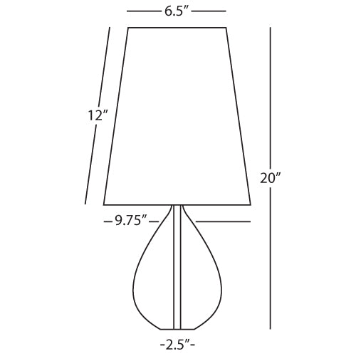 Robert Abbey  Replacement Shade for 676B