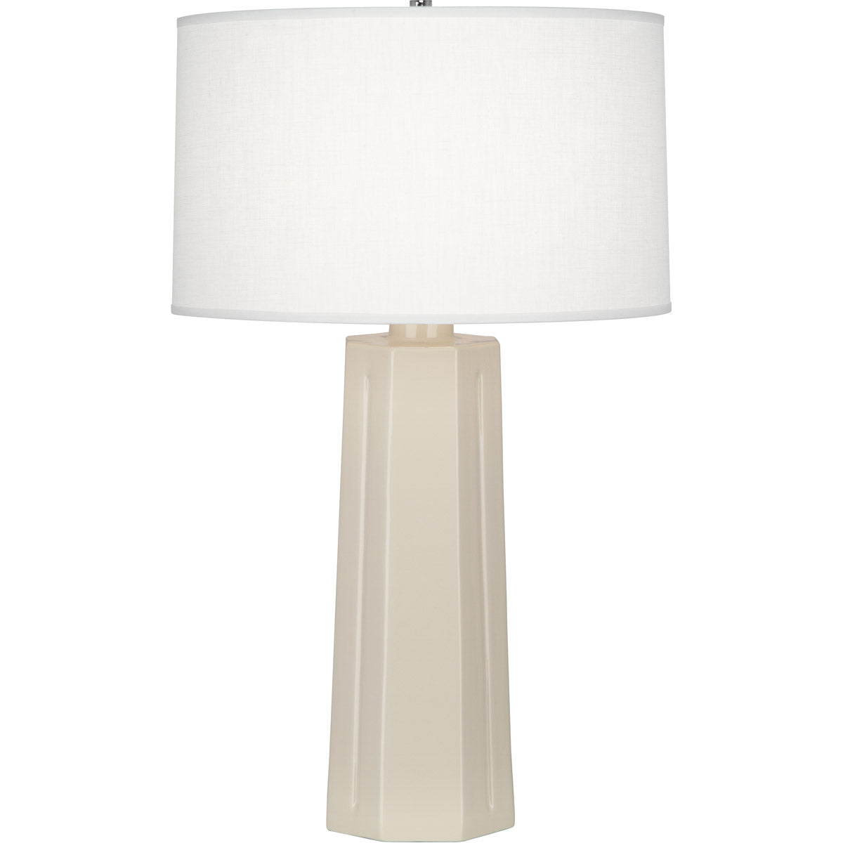 Robert Abbey  Bone Mason Table Lamp in Bone Glazed Ceramic 960