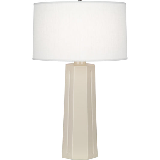 Robert Abbey  Bone Mason Table Lamp in Bone Glazed Ceramic 960