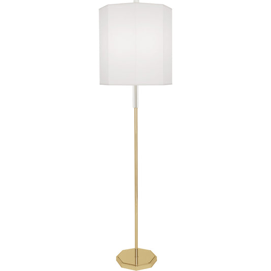 Robert Abbey  Kate Floor Lamp in Modern Brass Finish with Clear Crystal Accents AW06