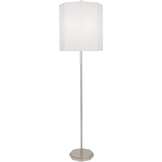 Robert Abbey  Kate Floor Lamp in Polished Nickel Finish with Clear Crystal Accents AW07