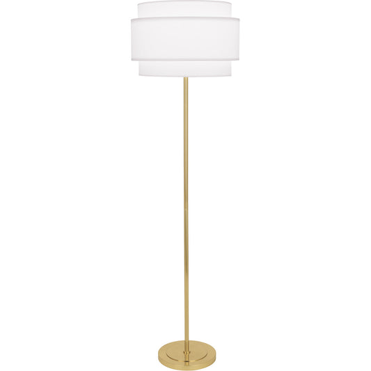 Robert Abbey  Decker Floor Lamp in Modern Brass Finish AW132