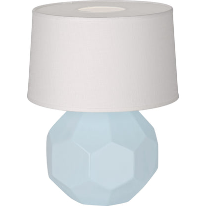 Robert Abbey  Baby Blue Franklin Accent Lamp in Baby Blue Glazed Ceramic BB02