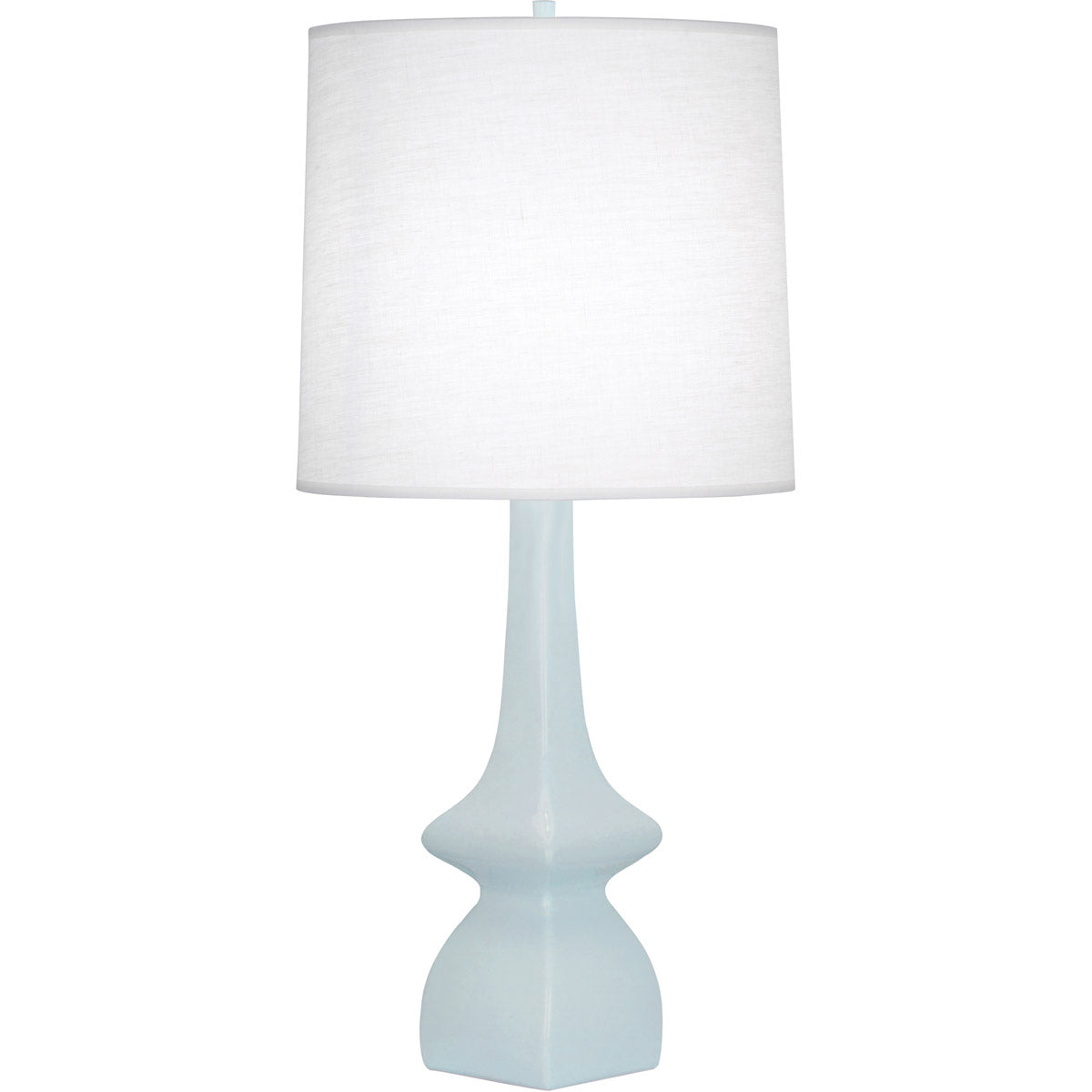 Robert Abbey  Baby Blue Jasmine Table Lamp in BABY BLUE GLAZED CERAMIC BB210