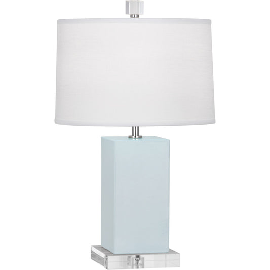 Robert Abbey  Baby Blue Harvey Accent Lamp in Baby Blue Glazed Ceramic BB990