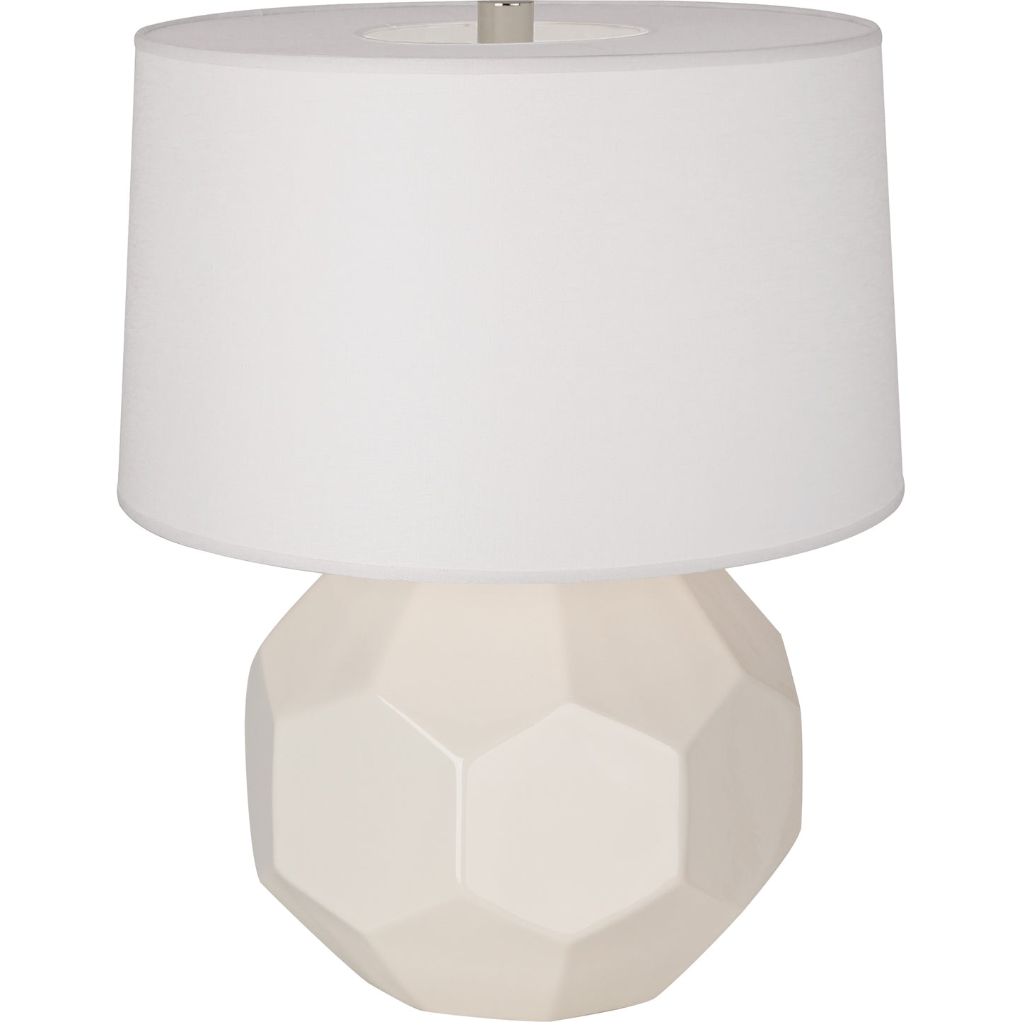 Robert Abbey  Bone Franklin Table Lamp in Bone Glazed Ceramic BN01