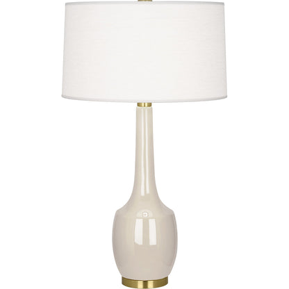 Robert Abbey  Bone Delilah Table Lamp in Bone Glazed Ceramic BN701