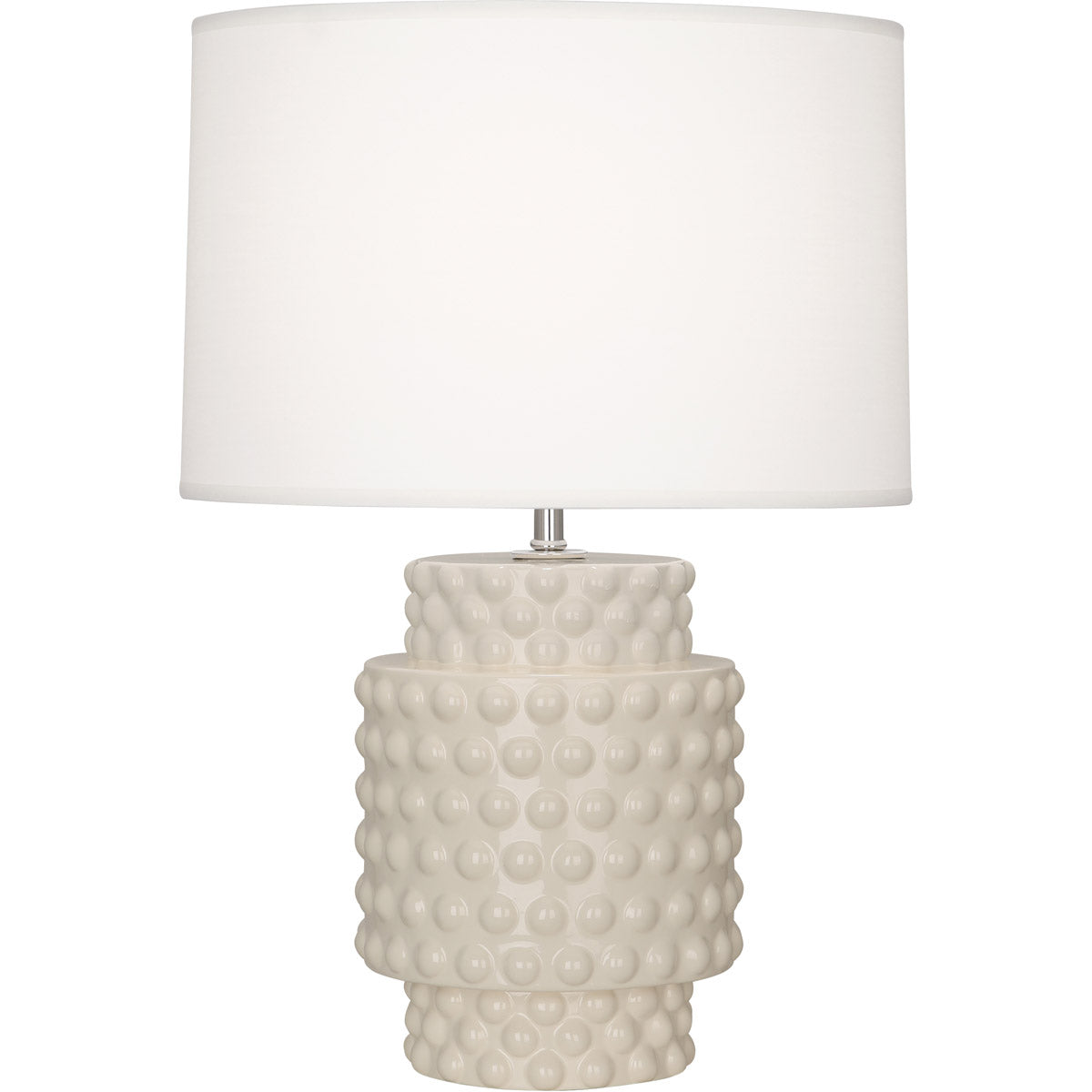 Robert Abbey  Bone Dolly Accent Lamp in Bone Glazed Textured Ceramic BN801