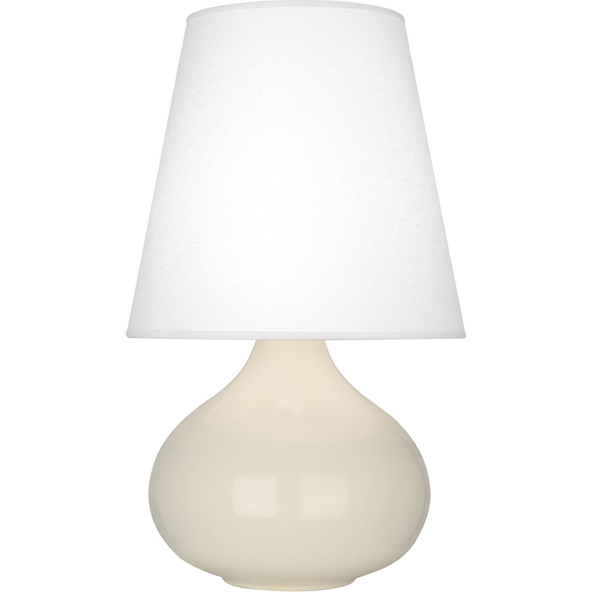 Robert Abbey  Bone June Accent Lamp in Bone Glazed Ceramic BN93