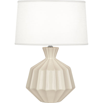 Robert Abbey  Bone Orion Ceramic Accent Lamp in Bone Glazed Ceramic BN989