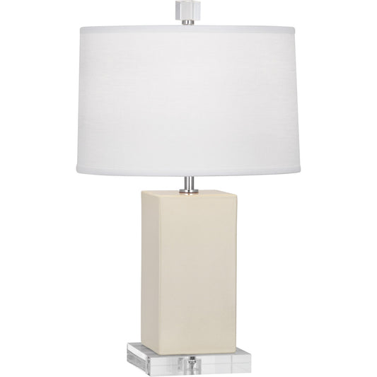 Robert Abbey  Bone Harvey Accent Lamp in Bone Glazed Ceramic BN990