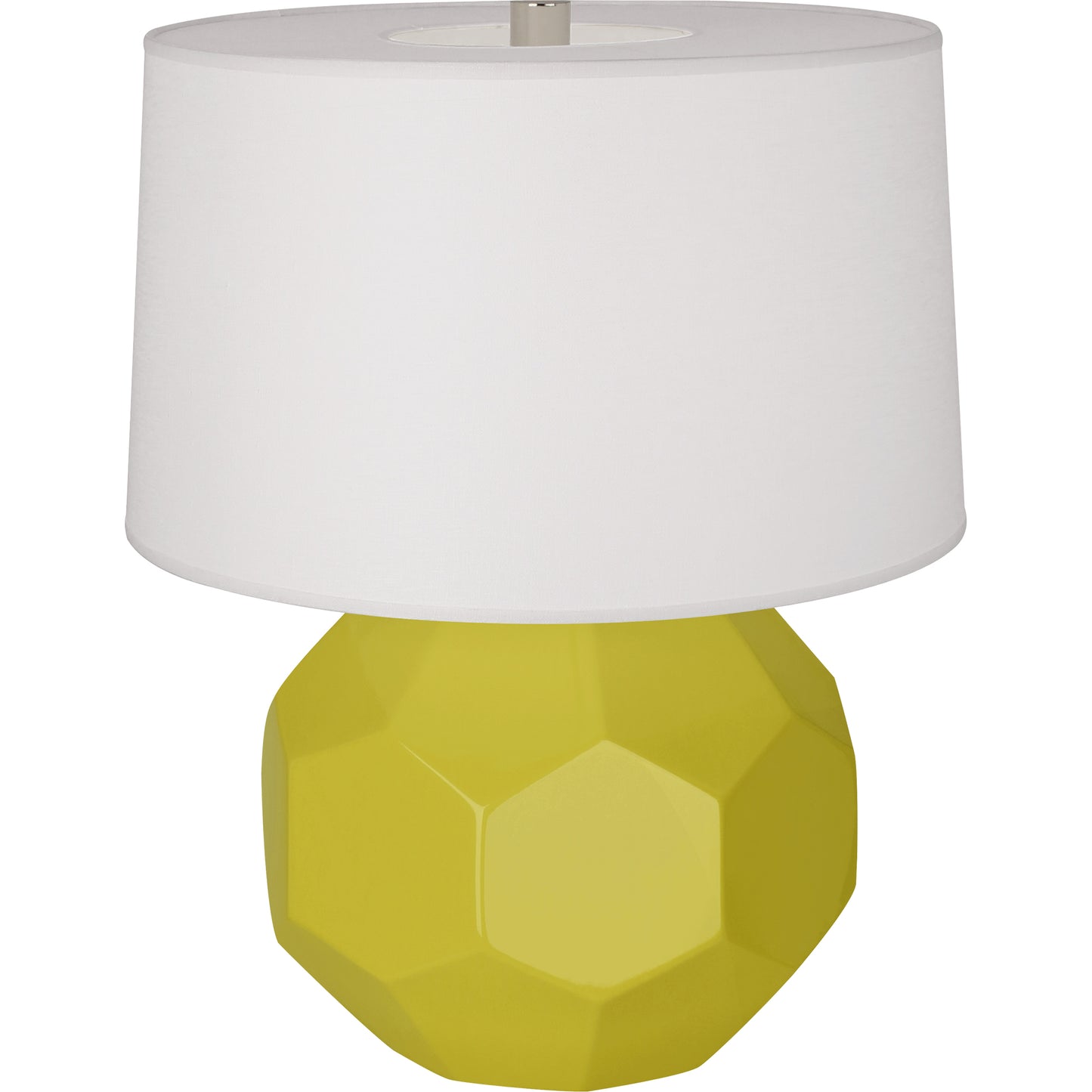 Robert Abbey  Citron Franklin Table Lamp in Citron Glazed Ceramic CI01