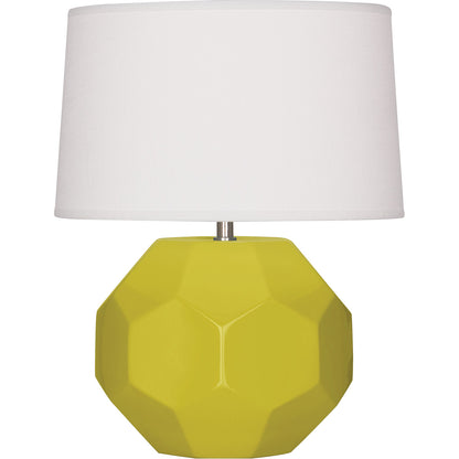 Robert Abbey  Citron Franklin Accent Lamp in Citron Glazed Ceramic CI02