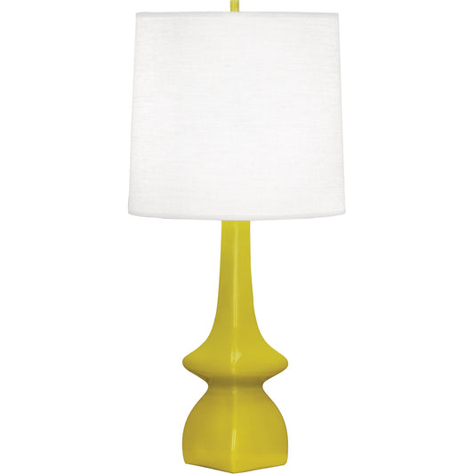 Robert Abbey  Citron Jasmine Table Lamp in CITRON GLAZED CERAMIC CI210