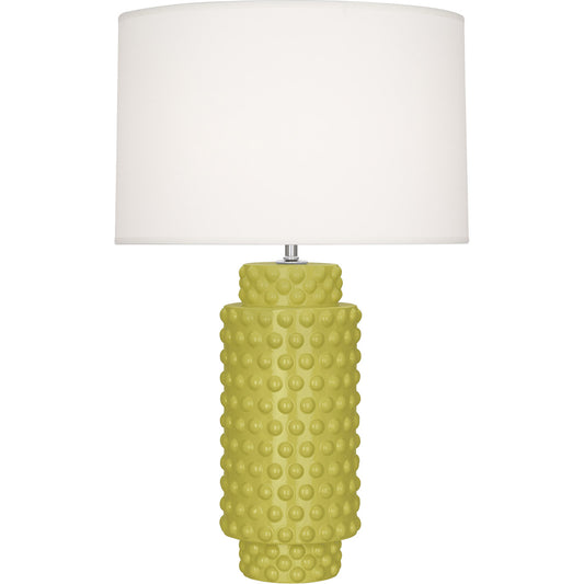 Robert Abbey  Citron Dolly Table Lamp in Citron Glazed Textured Ceramic CI800