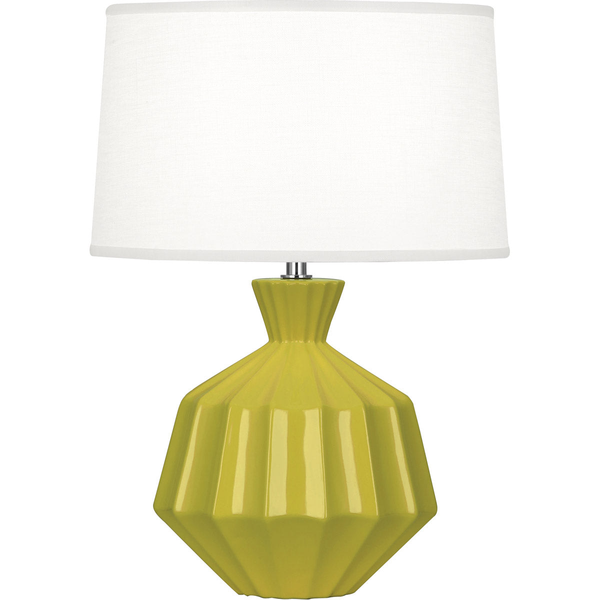 Robert Abbey  Citron Orion Ceramic Accent Lamp in Citron Glazed Ceramic CI989