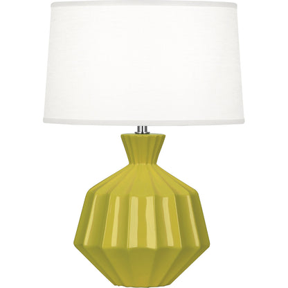 Robert Abbey  Citron Orion Ceramic Accent Lamp in Citron Glazed Ceramic CI989