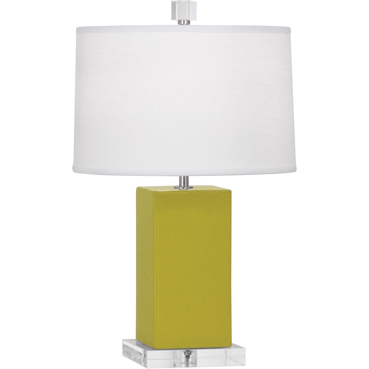 Robert Abbey  Citron Harvey Accent Lamp in Citron Glazed Ceramic CI990