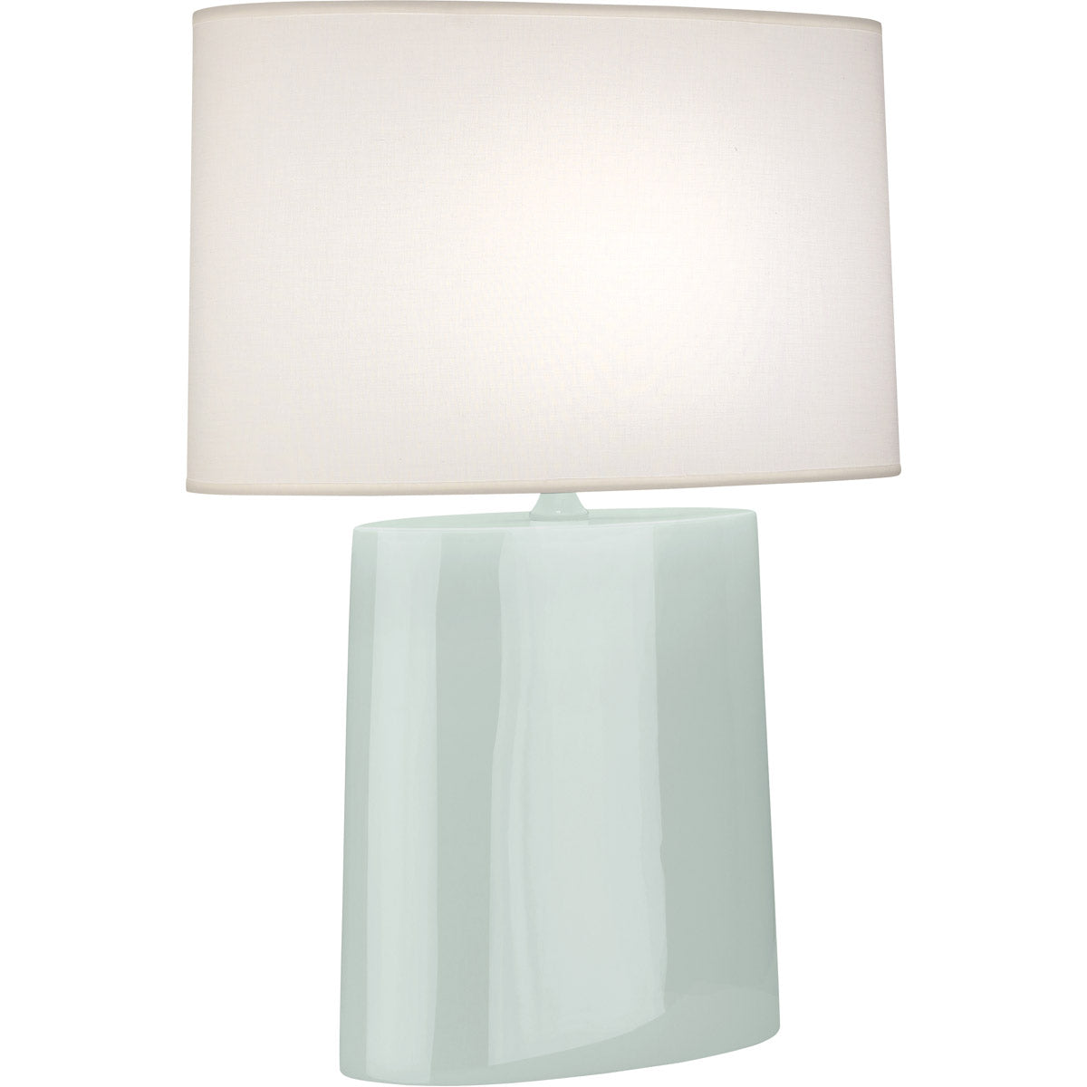 Robert Abbey  Celadon Victor Table Lamp in Celadon Glazed Ceramic CL03