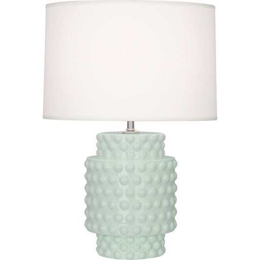 Robert Abbey  Celadon Dolly Accent Lamp in Celadon Glazed Textured Ceramic CL801