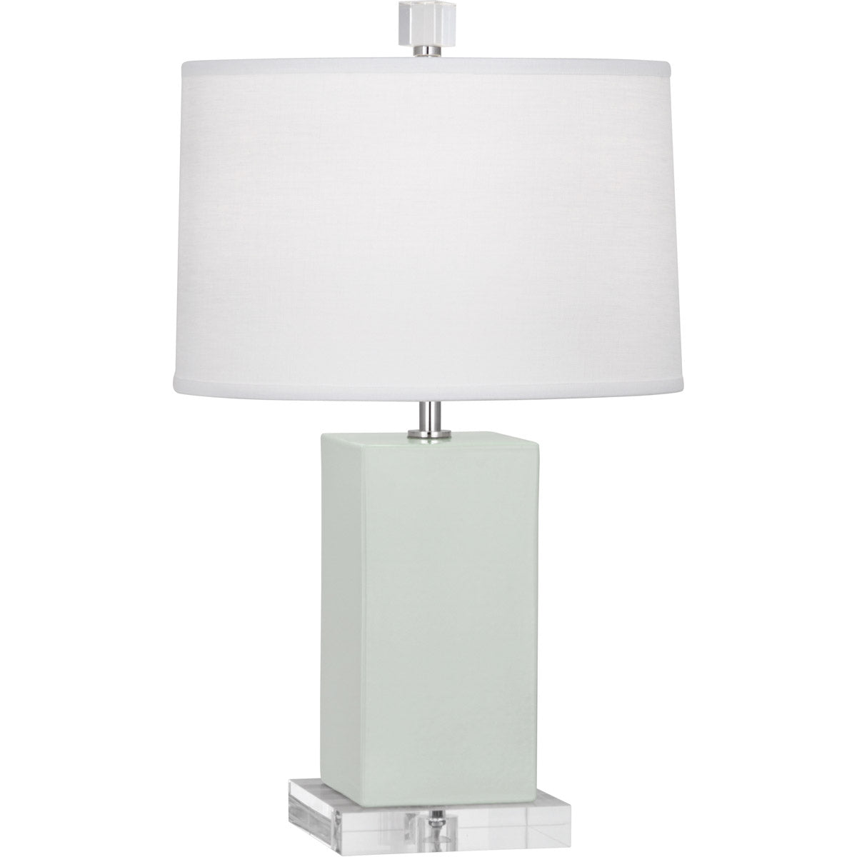 Robert Abbey  Celadon Harvey Accent Lamp in Celadon Glazed Ceramic CL990