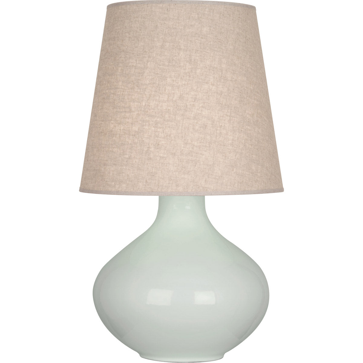 Robert Abbey  Celadon June Table Lamp in Celadon Glazed Ceramic CL991