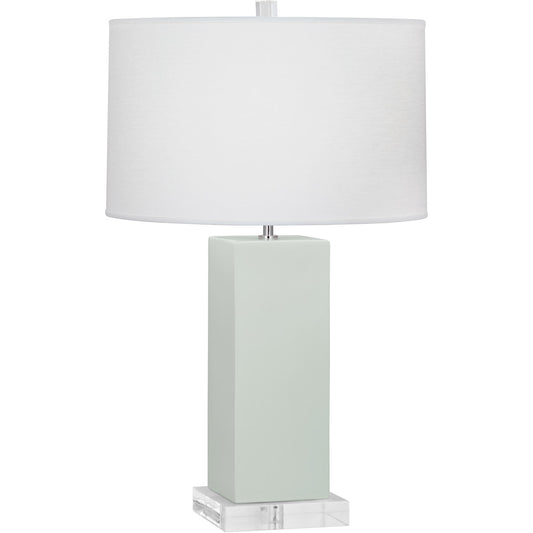 Robert Abbey  Celadon Harvey Table Lamp in Celadon Glazed Ceramic CL995