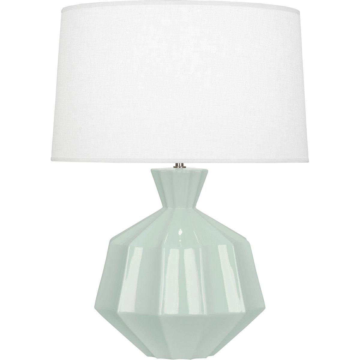 Robert Abbey  Celadon Orion Ceramic Table Lamp in Celadon Glazed Ceramic CL999