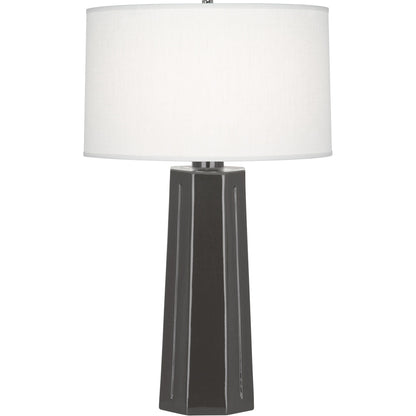 Robert Abbey  Ash Mason Table Lamp in Ash Glazed Ceramic CR960