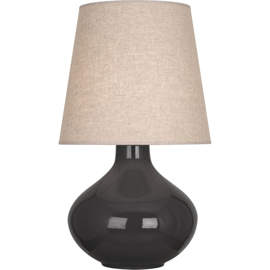 Robert Abbey  Ash June Table Lamp in Ash Glazed Ceramic CR991